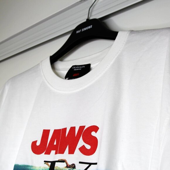 BNWT SS19 CALVIN KLEIN 205W39NYC "JAWS" TSHIRT WHITE S & M - Picture 4 of 14